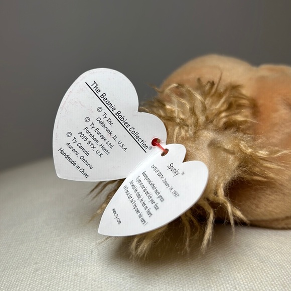 Ty The Beanie Babies Collection Spunky Cocker Spaniel Original Beanie Baby - Picture 6 of 11